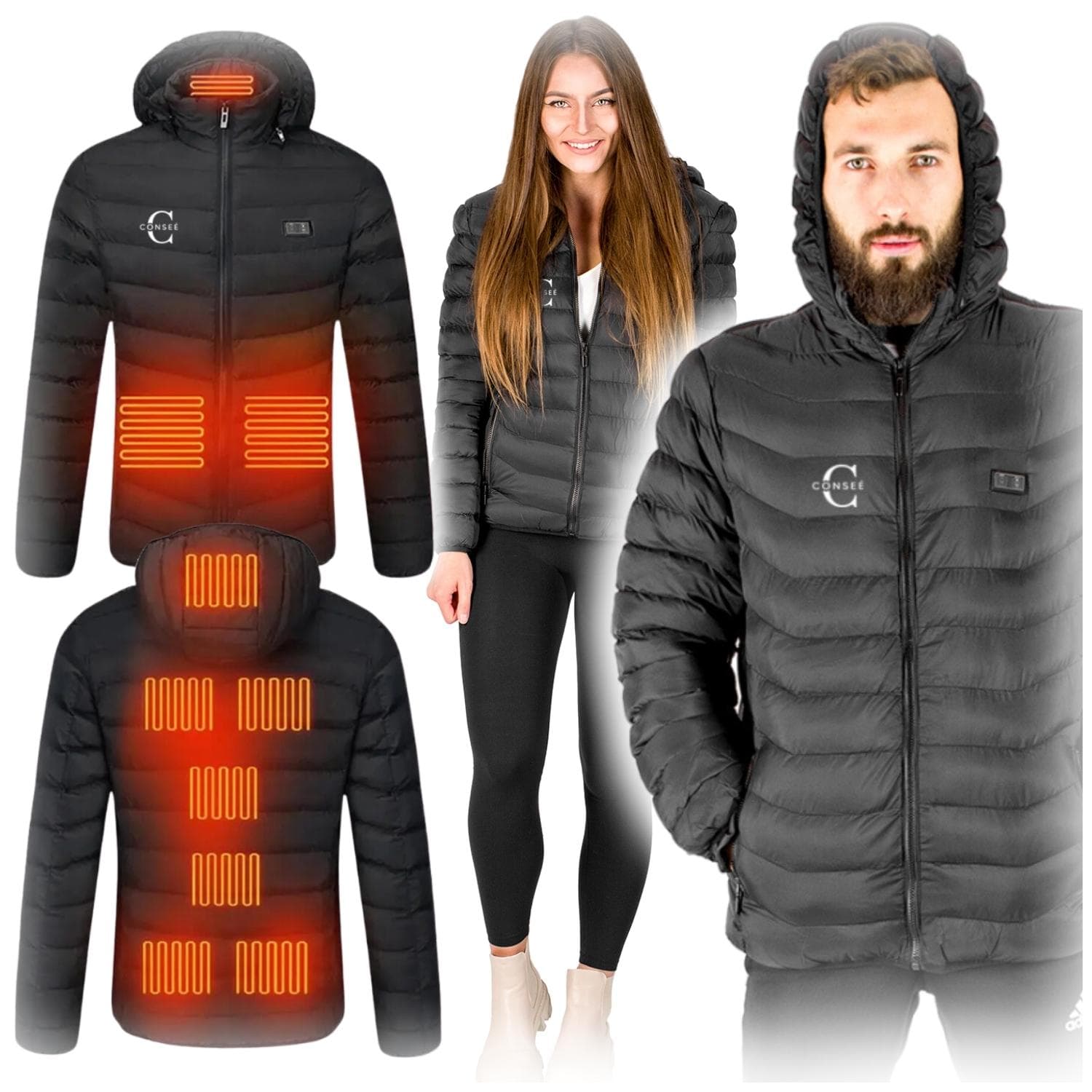 HotJacket 2.0 - Ogrzewana Kurtka Jesienno-Zimowa