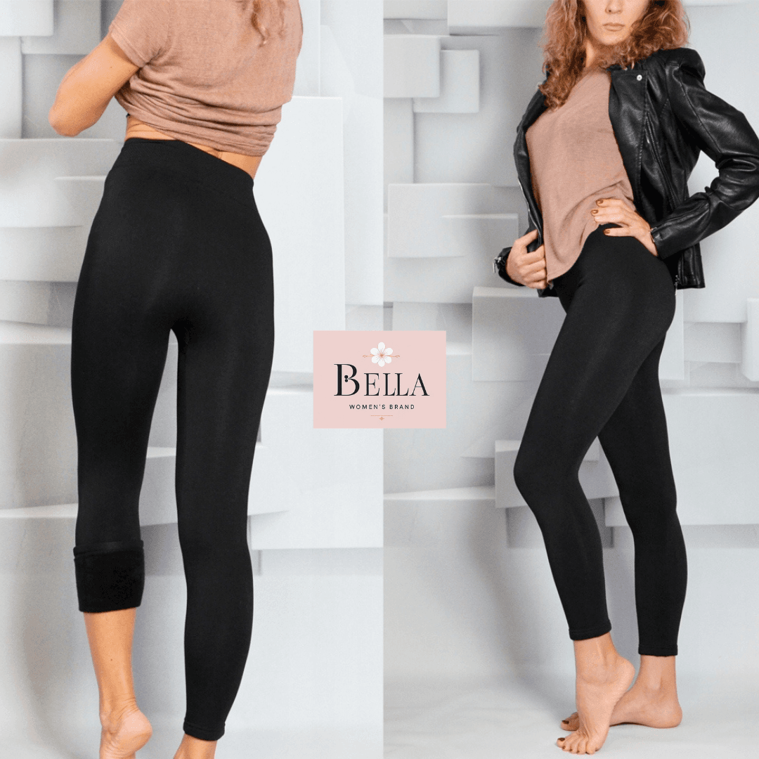 BellaLegins - Ocieplane Legginsy modelujące sylwetkę
